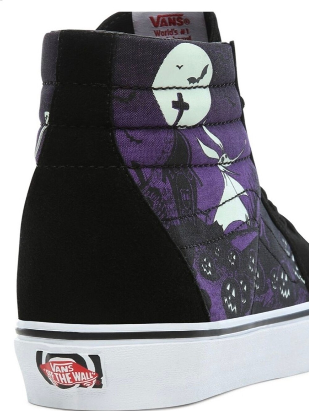 NWT Vans x Disney Sk8-Hi Jack's Lament Nightmare Before Christmas Men's 11 - Picture 2 of 14